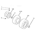 Craftsman 917252560 wheels and tires diagram