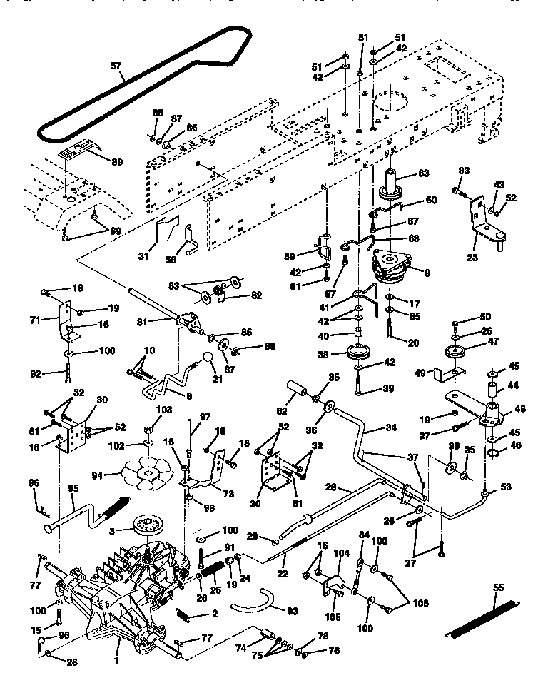 Craftsman 917252710 drive diagram