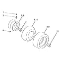 Craftsman 917252710 wheels and tires diagram