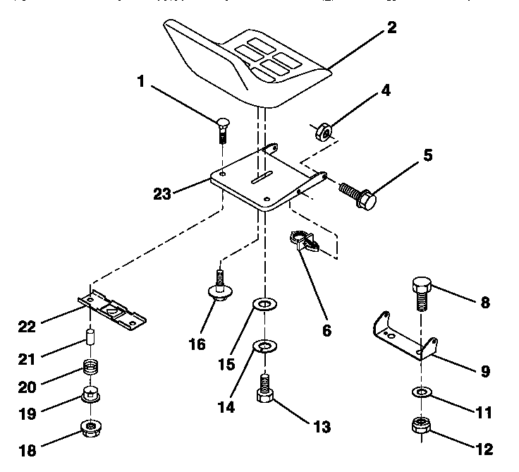 Craftsman 917252550 seat diagram