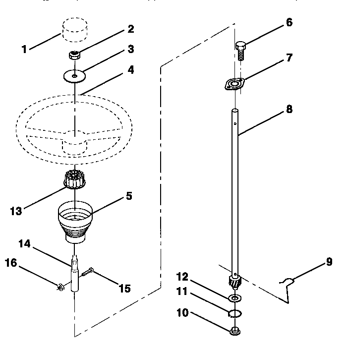 Craftsman 917252550 steering wheel diagram