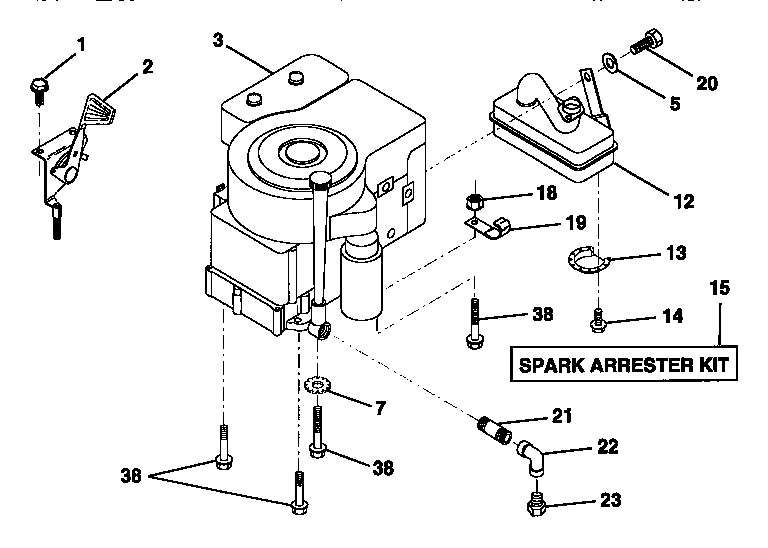 Craftsman 917252550 engine/throttle diagram