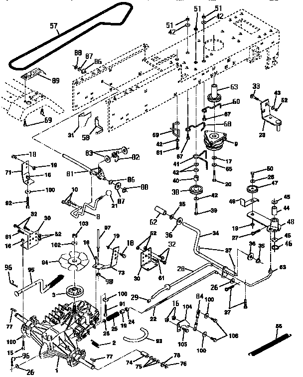 Craftsman 917252711 drive diagram