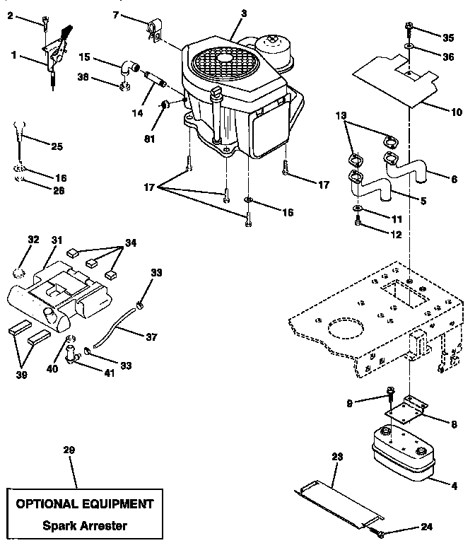 Craftsman 917252711 engine diagram