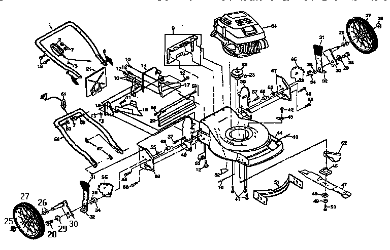 Craftsman 917374591 main frame diagram