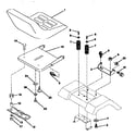Craftsman 917252540 seat assembly diagram