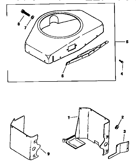 Craftsman 917250510 baffles and shroud diagram