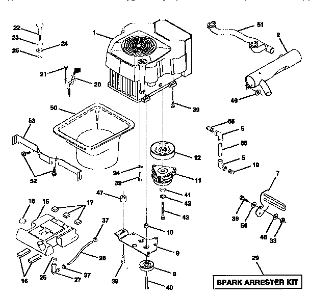 Craftsman 917250550 engine diagram