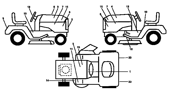 Craftsman 917250550 decals diagram