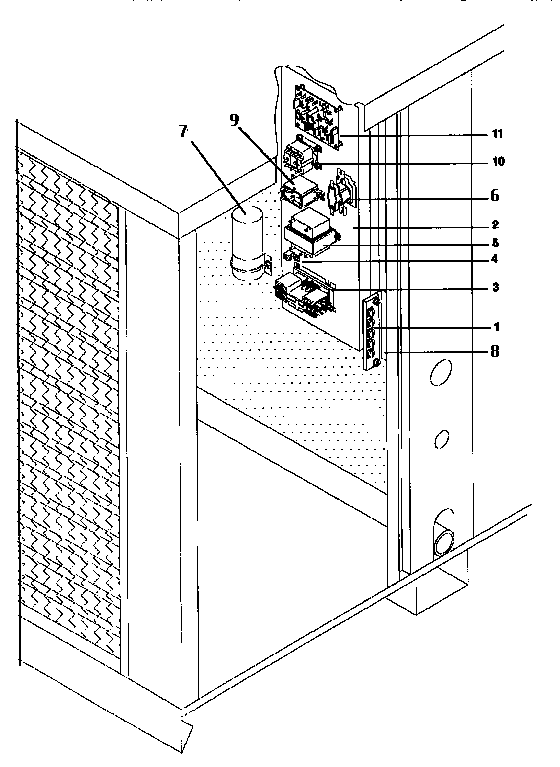 ICP NPHRA36N1K1 control plate - all models diagram