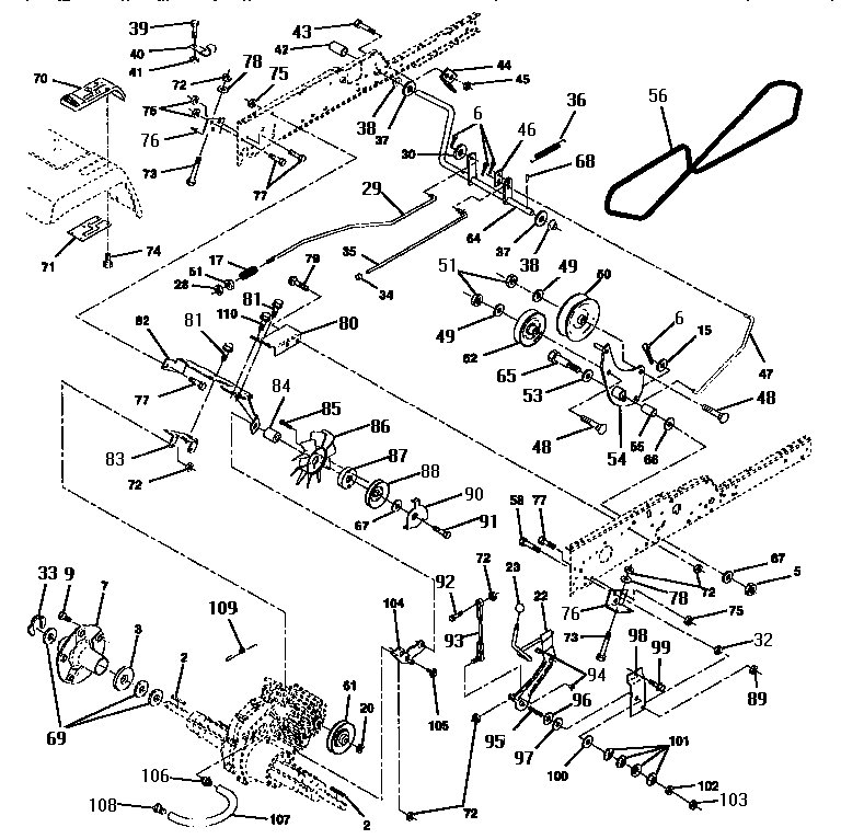 Craftsman 917250560 ground wire diagram