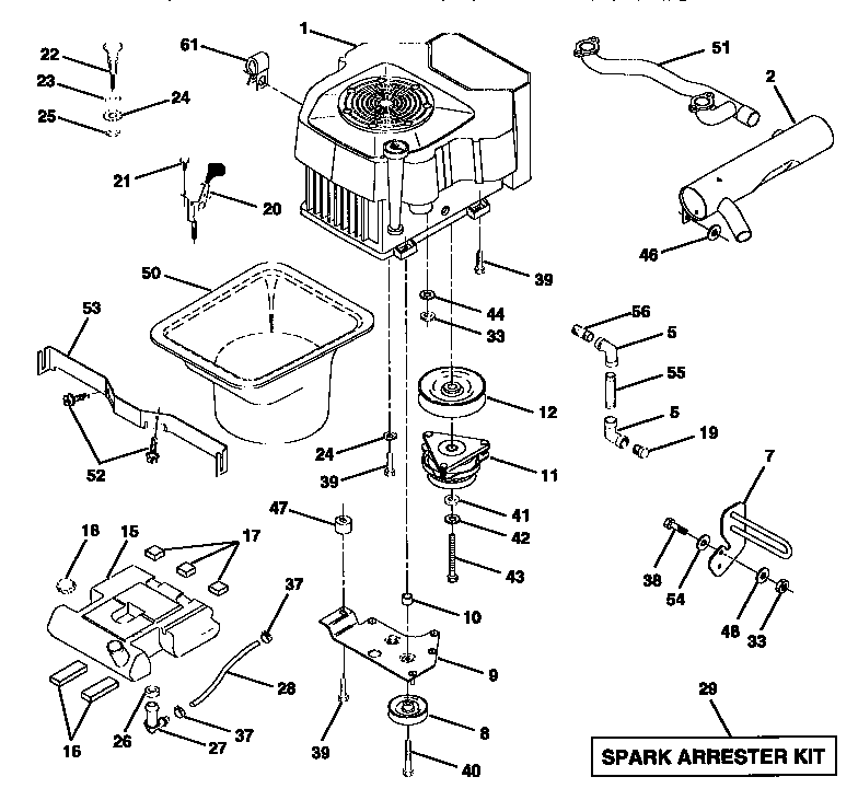 Craftsman 917250560 engine diagram