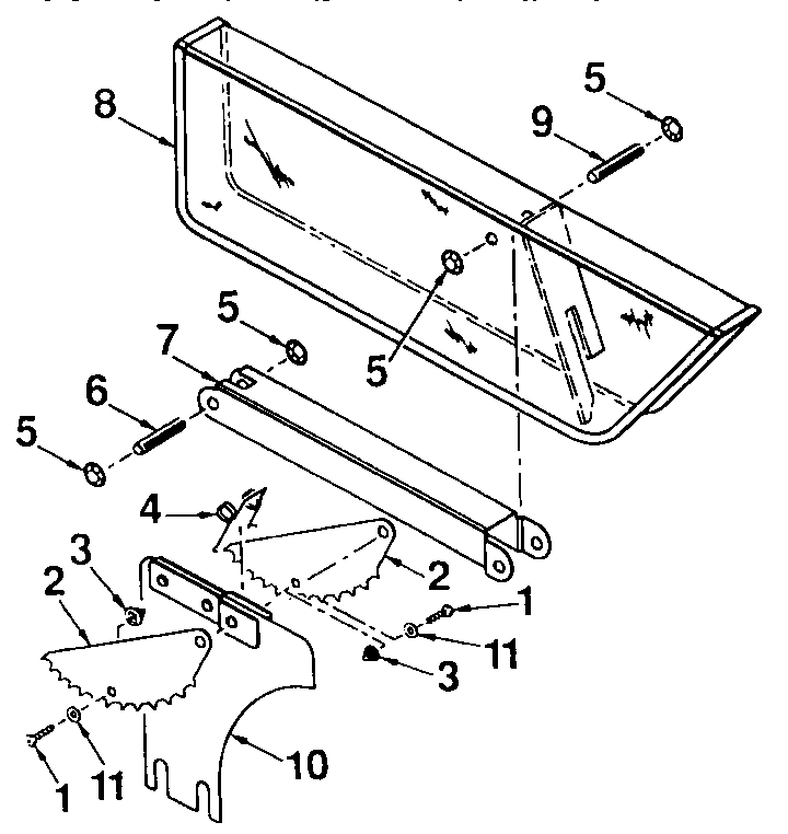 Craftsman 315221850 blade guard assembly diagram