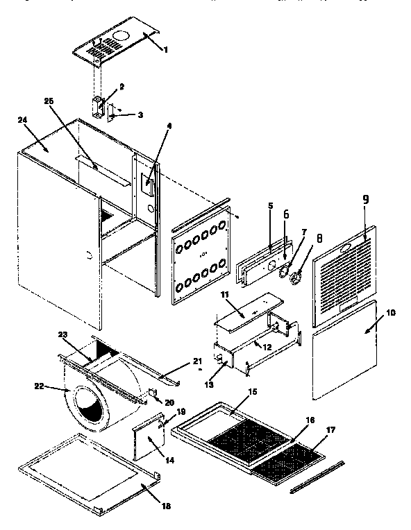 ICP NUG5150BKB2 non-functional replacement diagram