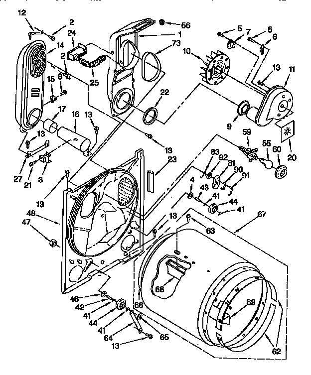 KitchenAid KGYE77BWH1 bulkhead diagram