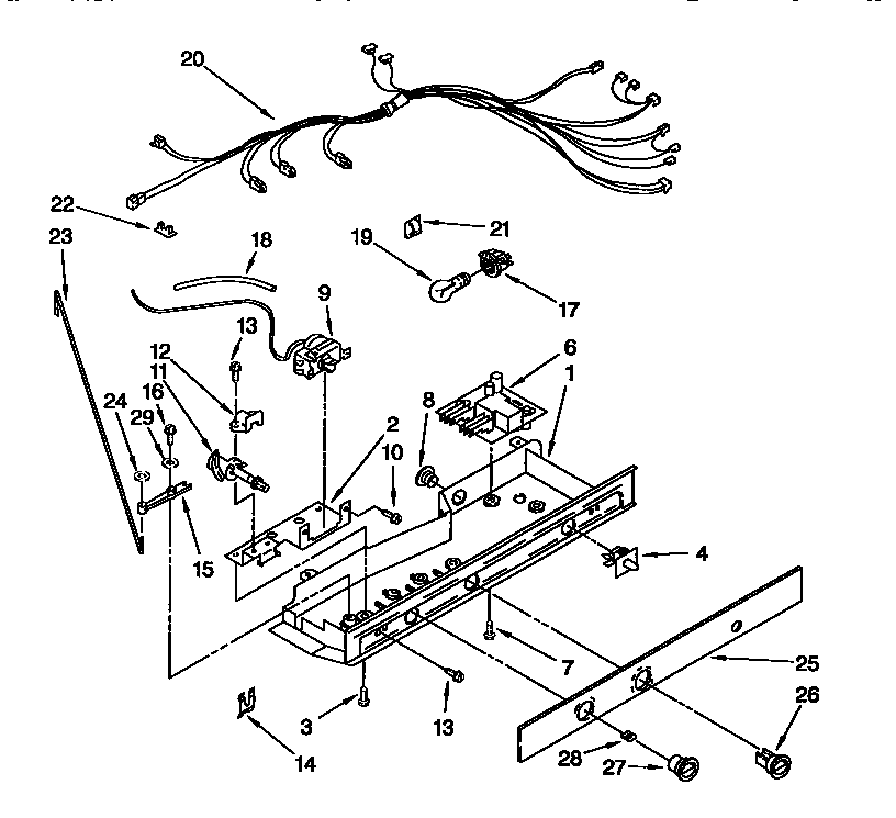 Kenmore 1069547622 control diagram