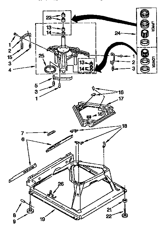 Kenmore 11092591420 machine base diagram