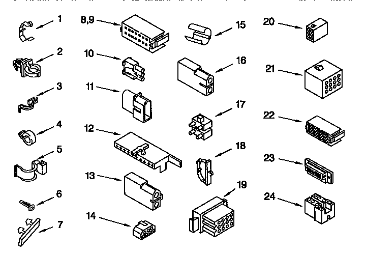 Kenmore 11092591420 wiring harness diagram