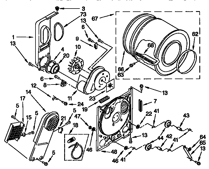 Kenmore 11096511120 bulkhead diagram
