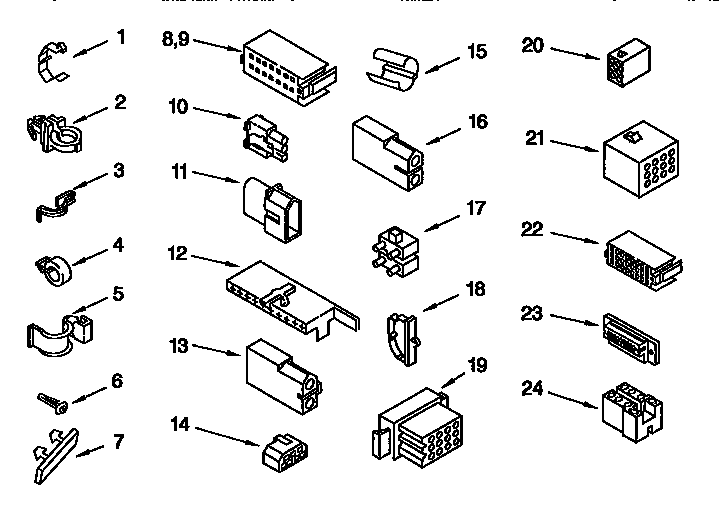 Kenmore 11092590820 wiring harness diagram