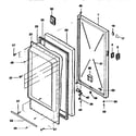 Kenmore 2539252110 door diagram