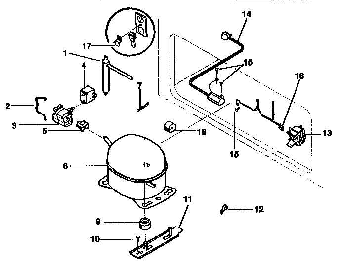 Kenmore 2539153110 unit diagram