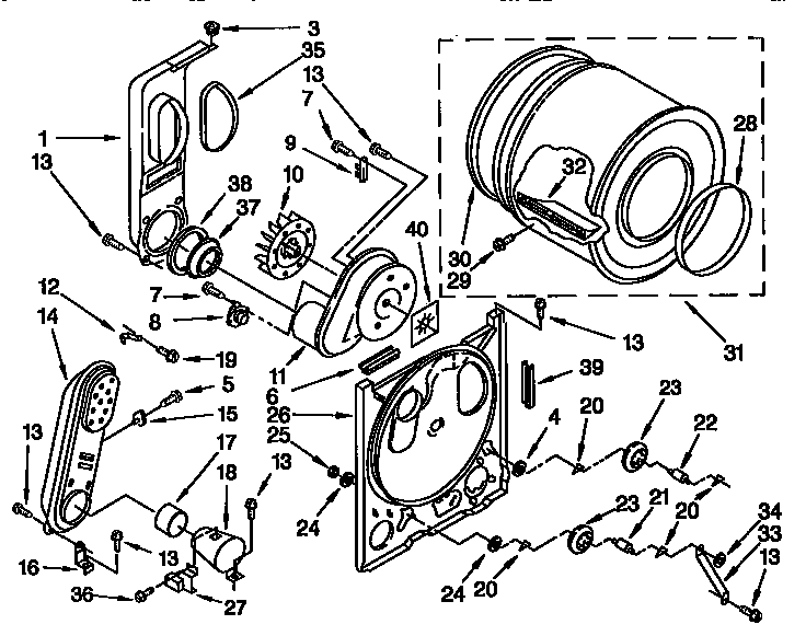 Kenmore 11097510120 bulkhead diagram