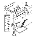 Kenmore 11097561220 top and console diagram