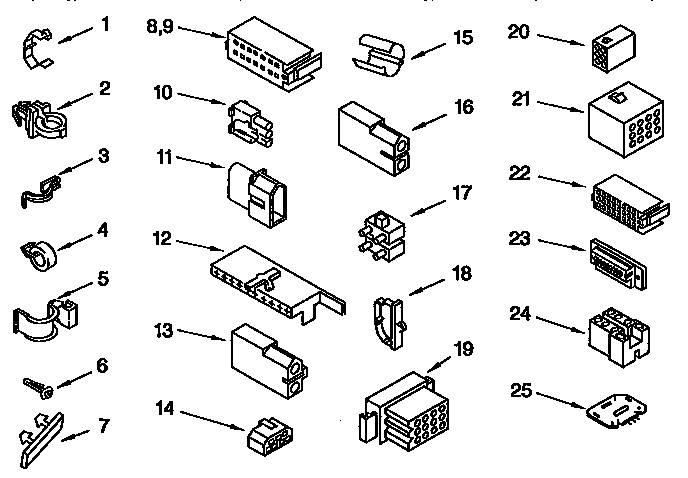Kenmore 11092582110 wiring harness diagram