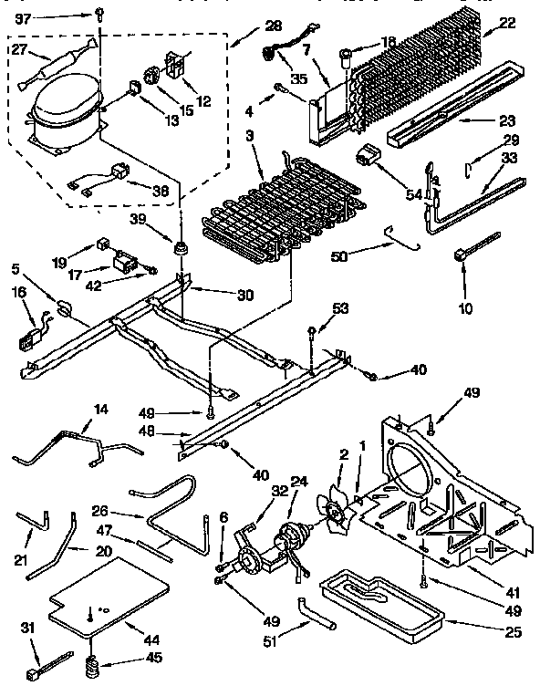 Whirlpool ET25DKXBB01 unit diagram
