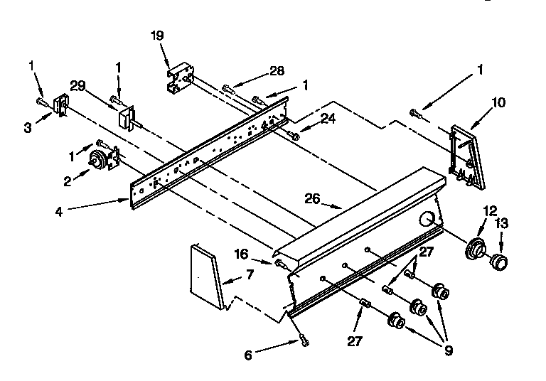 Kenmore 11091566200 control panel diagram