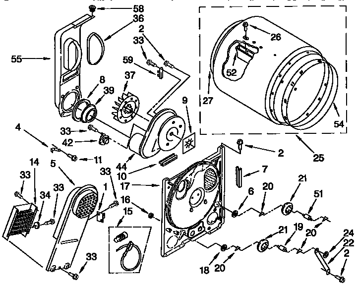 Kenmore 11096565110 bulkhead diagram