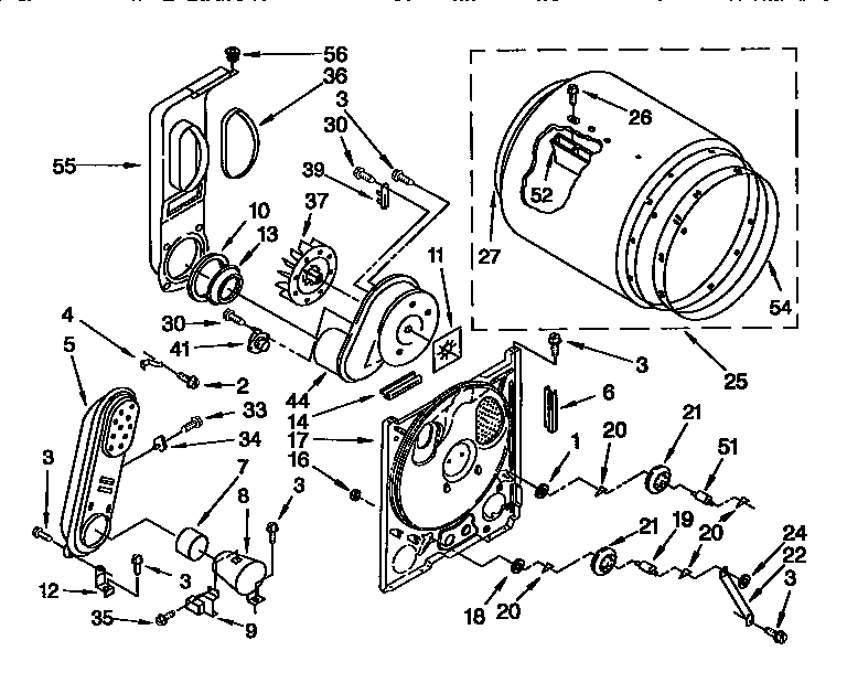 Kenmore 11097565210 bulkhead diagram