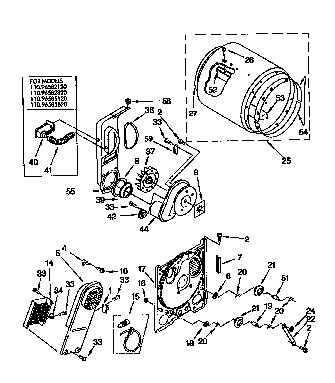 Kenmore 11096585120 bulkhead diagram