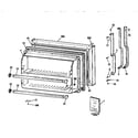 Kenmore 3639644214 freezer door diagram