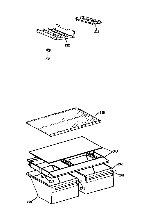 Kenmore 3639644214 shelf diagram