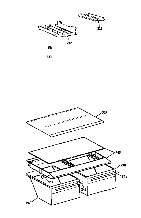 Kenmore 3639684215 shelf diagram
