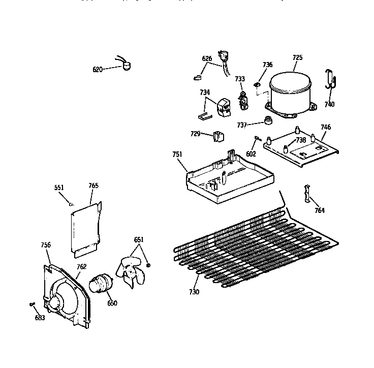 Kenmore 3639684215 unit diagram