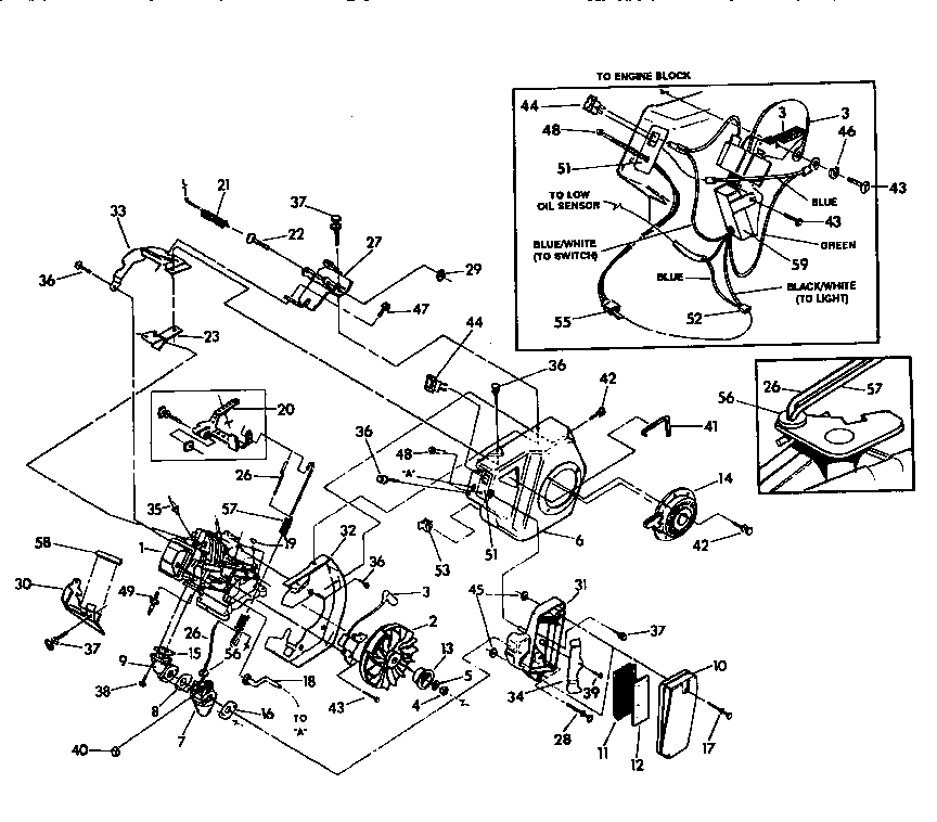 Generac 9585-2 gn-190 engine diagram