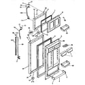 Frigidaire FRT22RHAD1 door diagram