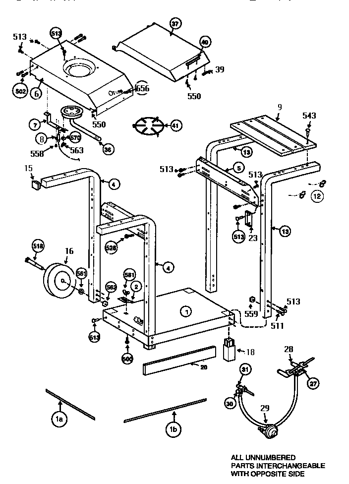 Kenmore 920154550 deluxe cart diagram