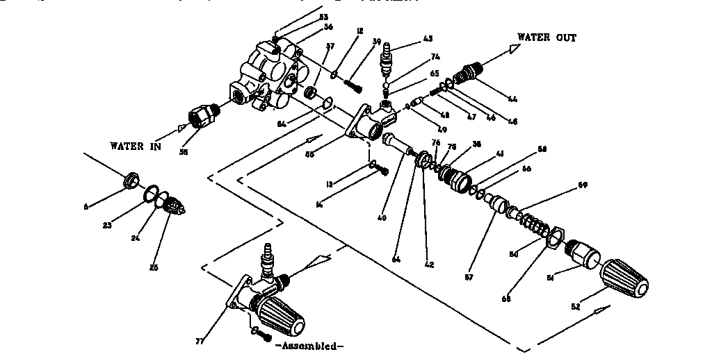 Craftsman 580751780 pump assembly diagram