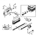Craftsman 580751710 attachments, cover and switches diagram