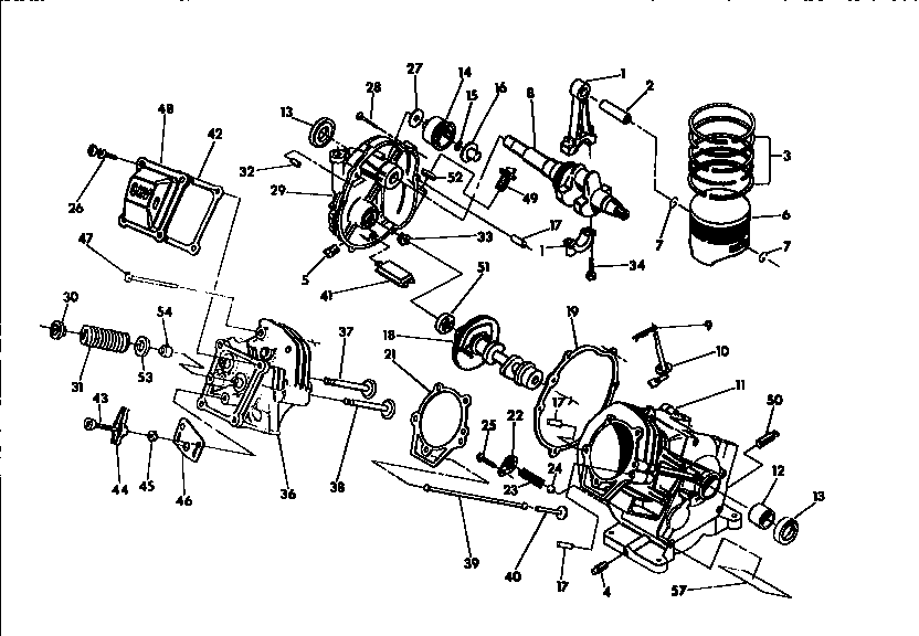Generac 9585-4 long block diagram