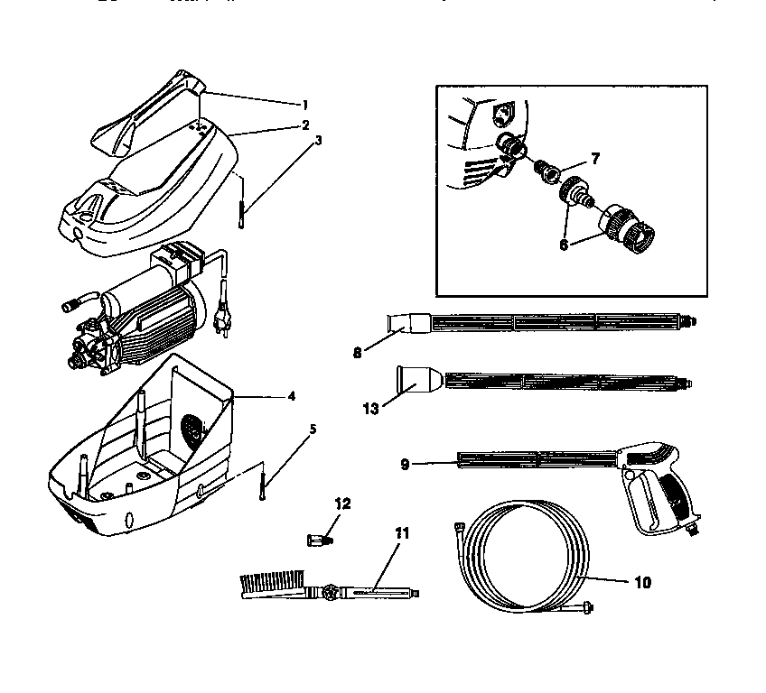 Generac 9908-0 carrying handel diagram