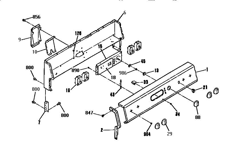 Kenmore 91193351590 backguard diagram