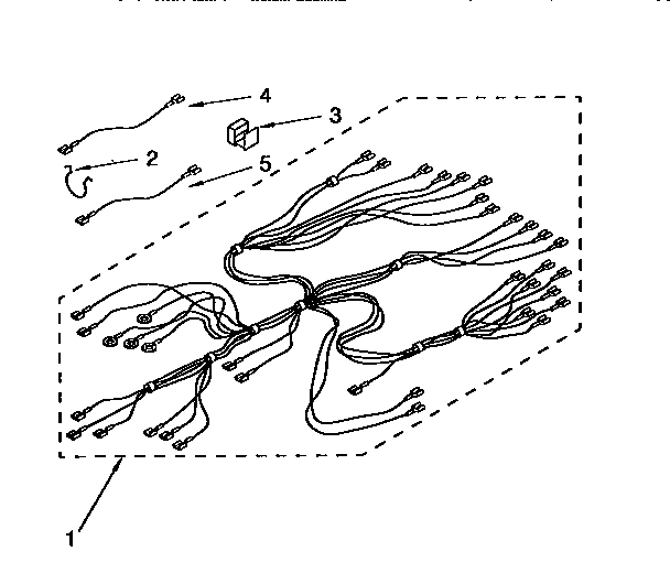 Kenmore 6654098452 wiring harness diagram