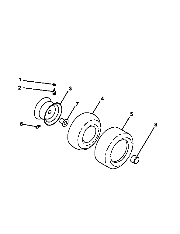Craftsman 917250551 wheels and tires diagram