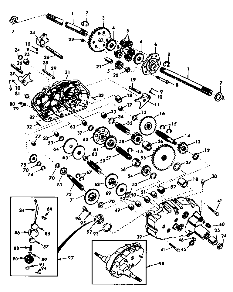 Craftsman 917250551 transaxle diagram