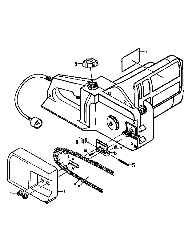 McCulloch PRO-MAC replacement parts diagram